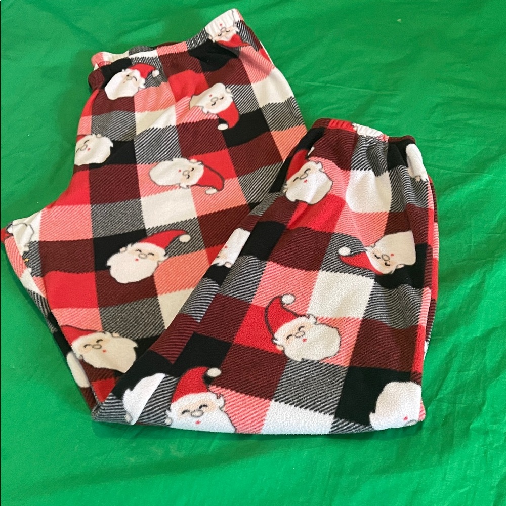 Festive Santa Kids Pajama Pants